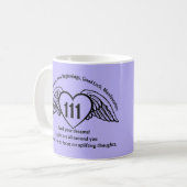 Mug Angel 111 Numéros Manifeste pourpre Nom (Devant gauche)