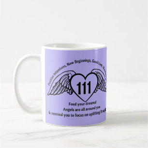 Mug Angel 111 Numéros Manifeste pourpre Nom