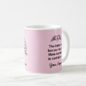 Mug Angel 111 Rose Numéro Affirmation Numérologie Nom (Devant droit)