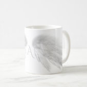 Mug ANGEL AILES Monogramme blanc (Devant droit)