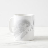 Mug ANGEL AILES Monogramme blanc (Devant gauche)