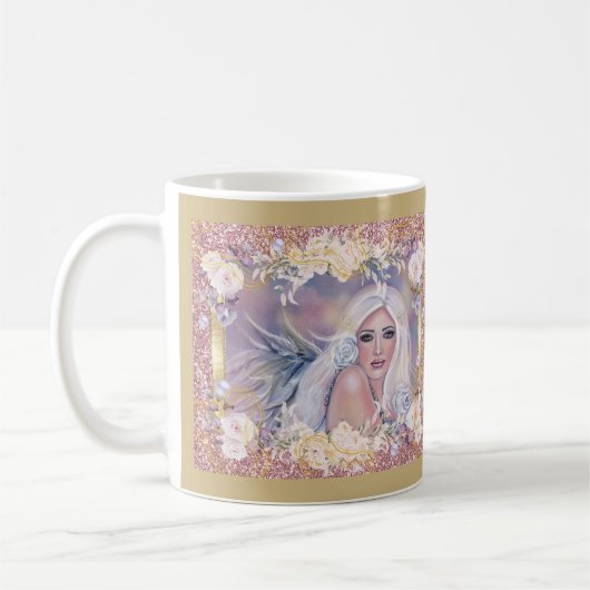 Mug Angel au soleil du matin par Renee Lavoie (Gauche)