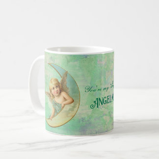Mug Angel céleste Vert personnalisé
