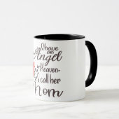 Mug Angel Dans Le Ciel/Maman (Devant droit)