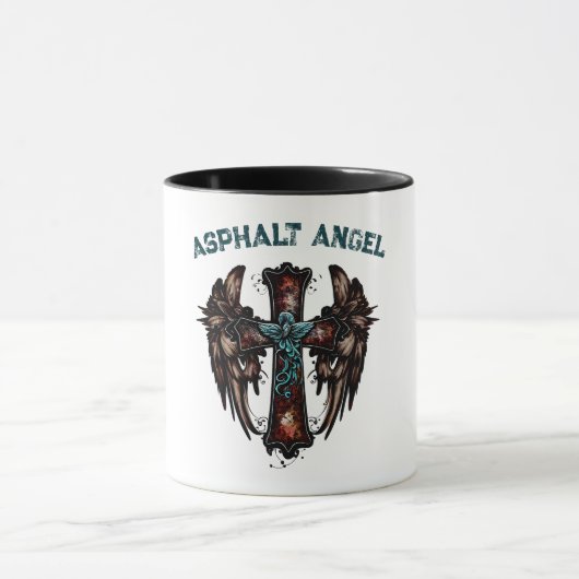 Mug Angel d'asphalte, moto (Centre)