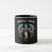 Mug Angel d'asphalte, moto (Centre)