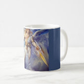 Mug Angel En Bleu Portant Une Épée (Devant droit)