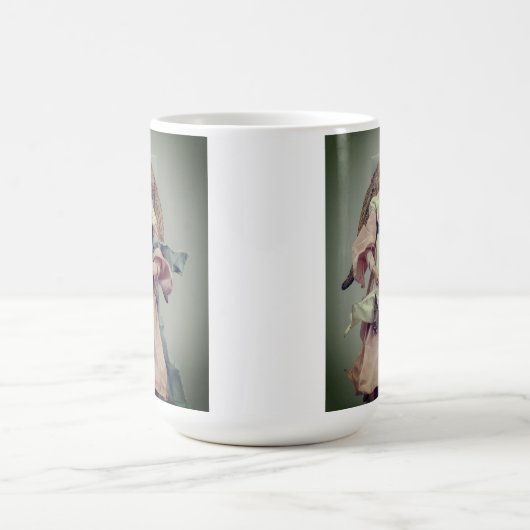 Mug Angel en rose et blanc : (Centre)