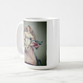 Mug Angel en rose et blanc : (Devant gauche)