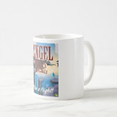 Mug Angel Falls Venezuela Affiche de voyage (Devant droit)