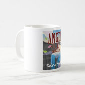 Mug Angel Falls Venezuela Affiche de voyage (Devant gauche)
