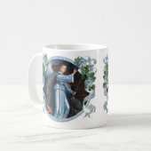 Mug Angel Gabriel Vierge Marie Annonciation Florale (Devant gauche)