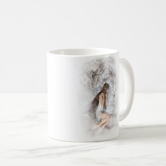 Mug Angel gothique et sa colombe Vignette (Devant droit)
