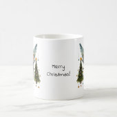 Mug Angel mignon avec arbre de Noël (Centre)
