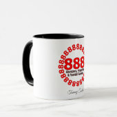 Mug Angel Numéro 888 - Abondance et Bénédictions infin (Devant gauche)