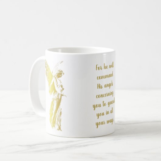 Mug Angel Penser à vous et dire une prière (Devant gauche)