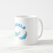 Mug Angel Pis Animaux En Bleu (Devant droit)