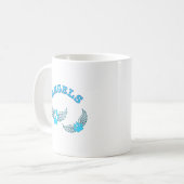 Mug Angel Pis Animaux En Bleu (Devant gauche)