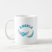 Mug Angel Pis Animaux En Bleu (Gauche)