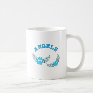Mug Angel Pis Animaux En Bleu
