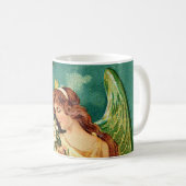 Mug Angel tenant une branche florale (Devant droit)