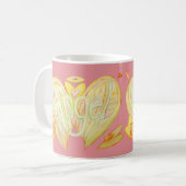Mug Angel Wings Word Art Custom Coffee Cup (Devant gauche)