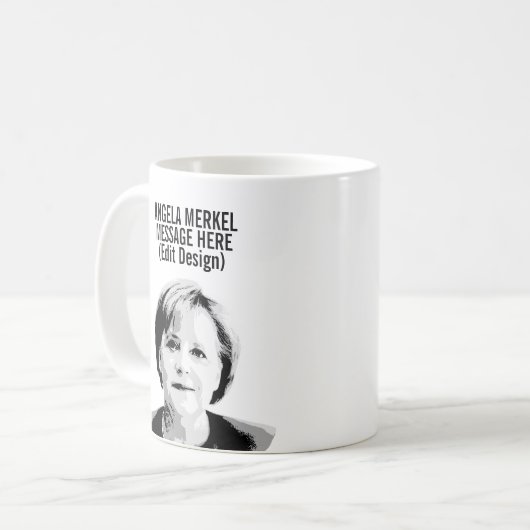 Mug Angela Merkel Custom (Devant gauche)