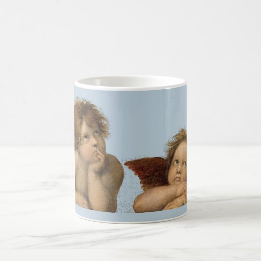 Mug Angels anges - Madonna Sixtina - Raphael - Raffael (Centre)