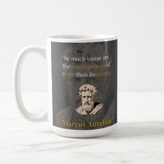 Mug Anger Hurts You Most: Marcus Aurelius on Restraint (Gauche)