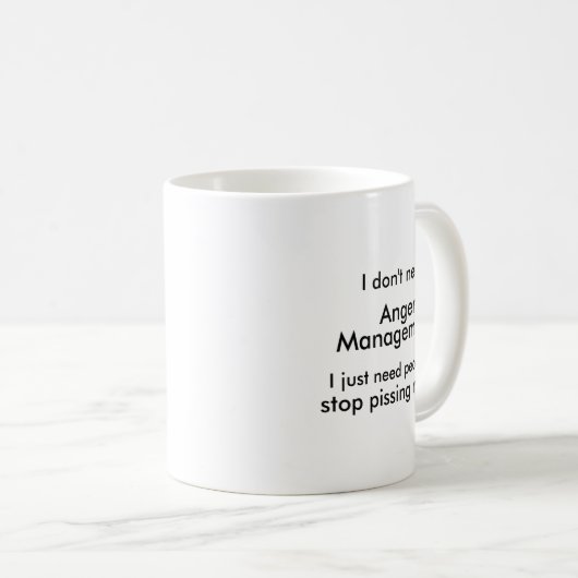 Mug Anger Management (Devant droit)