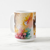 Mug Anges abstraits (Devant gauche)
