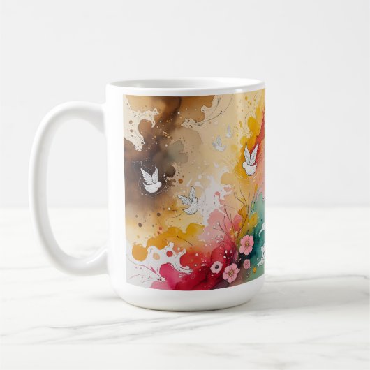 Mug Anges abstraits (Gauche)
