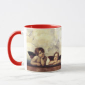 Mug ANGES / Cherubs ailés, Nuages Raffaello Sanzio (Gauche)