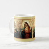 Mug Anges impeccables sacrés de Mary de coeur de Jésus (Devant gauche)
