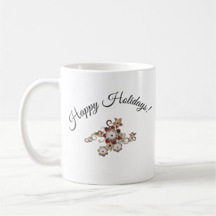 Mug Anges, Joyaux et Fleurs Étincelantes