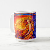 Mug Anges rétro célestes jour et nuit (Devant gauche)