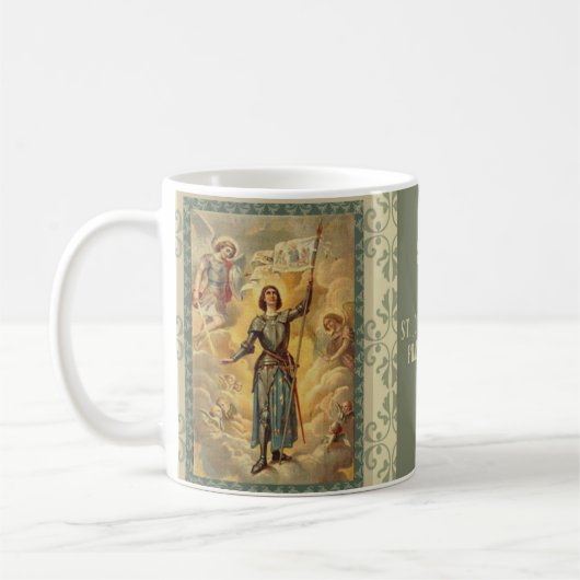 Mug Anges Soldie de St Jeanne d'Arc St Michael (Gauche)