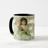 Mug Anges victoriens violon et partition (Devant gauche)