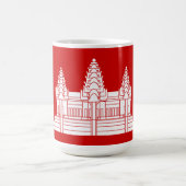 Mug Angkor Vat Cambodgien / Drapeau Khmer (Centre)