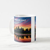 Mug Angkor Wat Cambodge Coucher de soleil (Devant gauche)