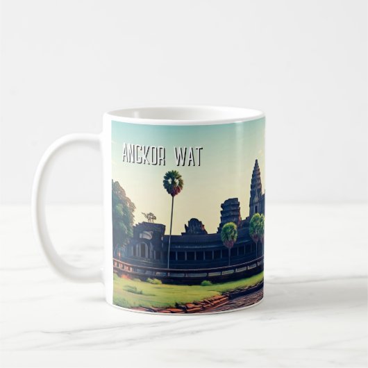 Mug Angkor Wat Cambodia à Dawn (Gauche)