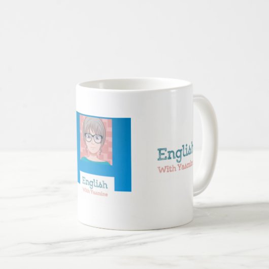 Mug Anglais avec Yasmine (Devant droit)