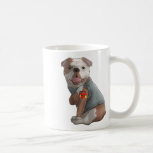 Mug Anglais Bulldog I Love Maman Tattoo Chien Chemise