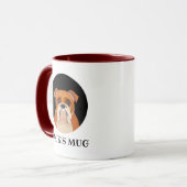 Mug Anglais Bulldog Personnalisé (Devant gauche)