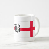 Mug Anglais-Drapeau de B-texte (Devant droit)