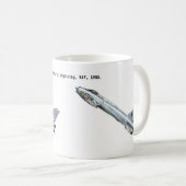 Mug Anglais Electric Lightning, RAF, 1980. (Devant droit)