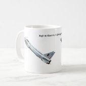 Mug Anglais Electric Lightning, RAF, 1980. (Devant gauche)