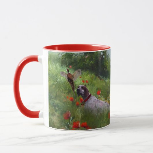 Mug Anglais Setter, Chasse de faisan (Gauche)