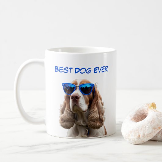 Mug Anglais Springer Spaniel (Avec donut)