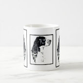 Mug Anglais Springer Spaniel Art Vintage (Centre)